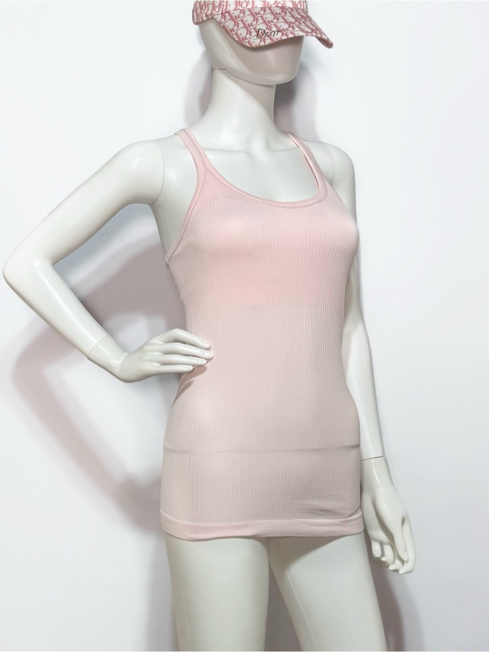 Lululemon ebb to street tank top in rare & viral Strawberry Milkshake | Size 6 - Picture 4 of 8